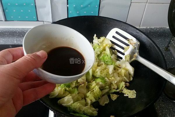 糖醋圆白菜的做法图解6