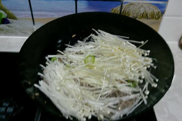 肥牛金针菇的做法图解5