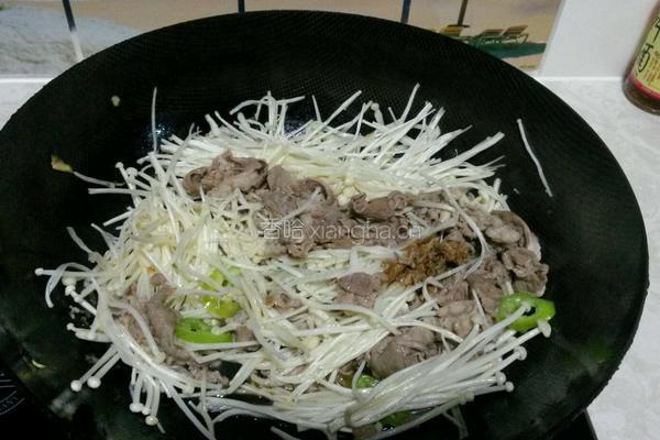 肥牛金针菇的做法图解6