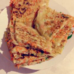 胡萝卜鸡蛋葱油饼的做法[图]