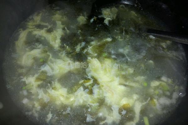 紫菜虾米鸡蛋汤的做法图解4
