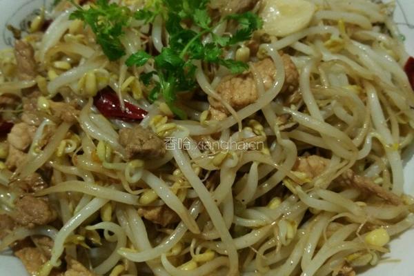 家常炒豆芽的做法图解7