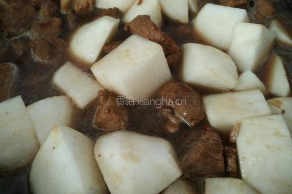 白萝卜炖排骨的做法图解7