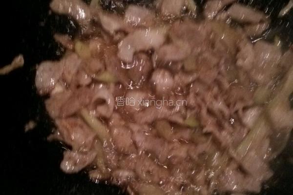 孜然肉片的做法图解4