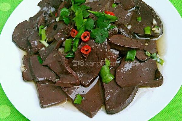 蒜沫羊血的做法图解6