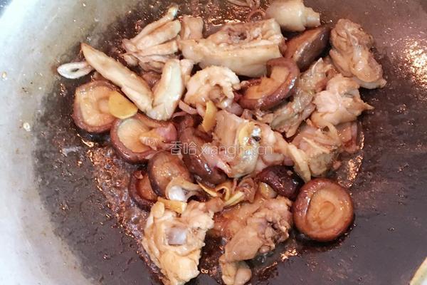 香菇焖鸡的做法图解6