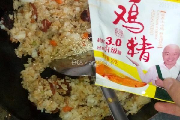 腊肠炒饭的做法图解9
