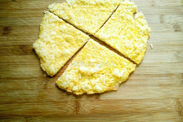 鸡蛋米饭饼的做法图解9