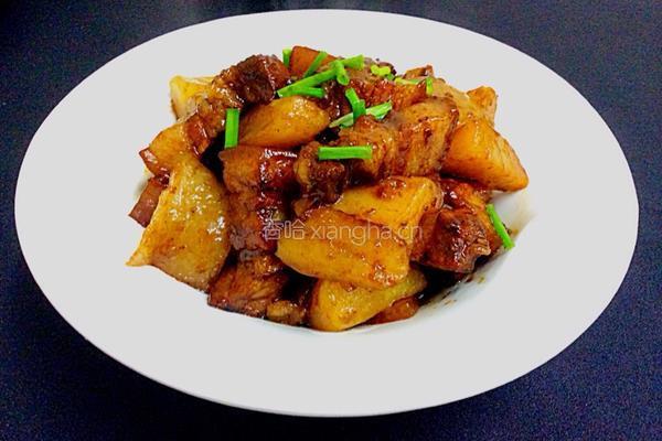 土豆红烧肉的做法图解11