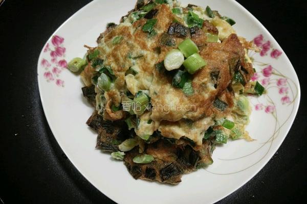 青蒜煎鸡蛋