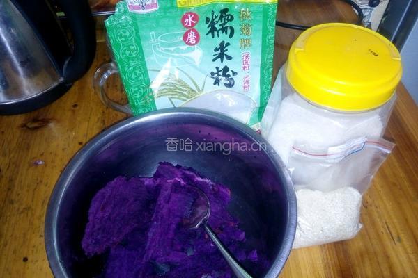 红薯糯米饼的做法图解1