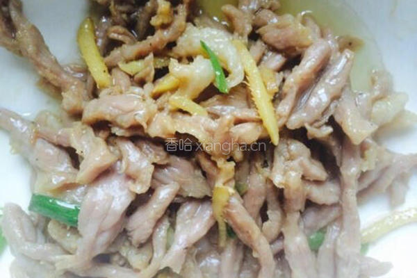 青椒肉丝的做法图解6