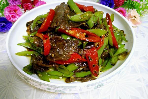 杭椒炒卤牛肉的做法图解8