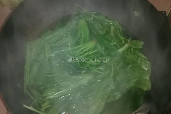 蒜容炒菠菜的做法图解2