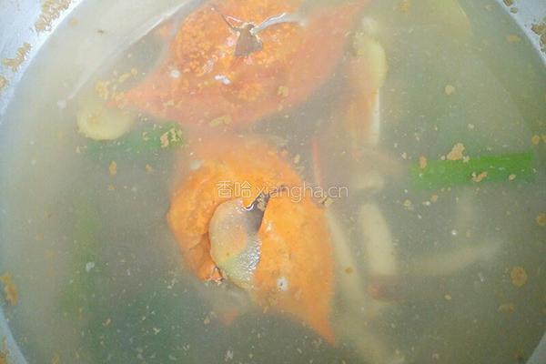 清炖海蟹汤的做法图解5