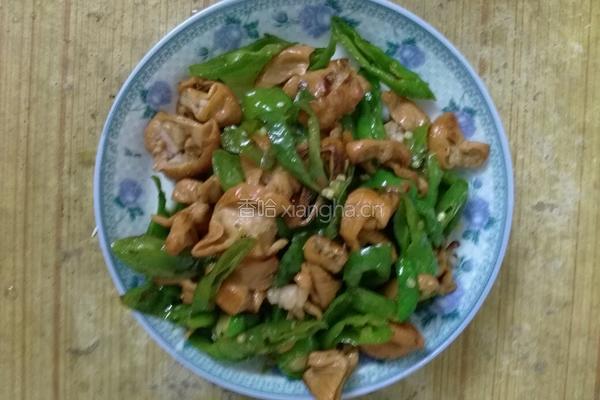 青椒炒大肠的做法图解6