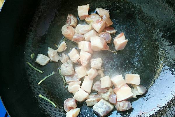 蒜薹炒肉的做法图解6