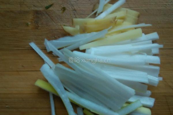 素炒三丁的做法图解4