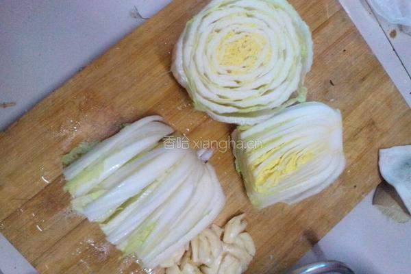 醋溜菜帮的做法图解3