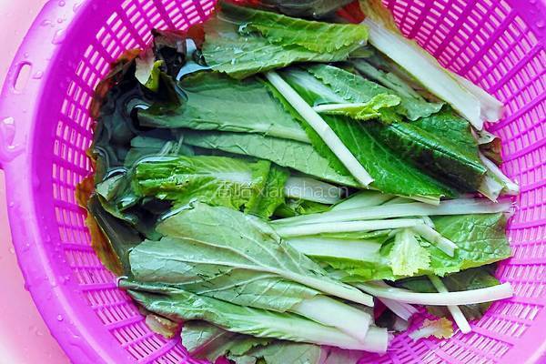 蒜香小白菜的做法图解2