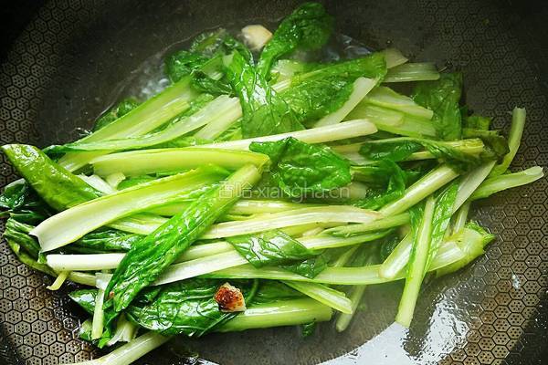 蒜香小白菜的做法图解8