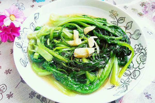 蒜香小白菜的做法图解12