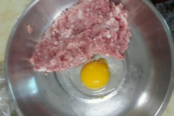 碎肉蒸蛋的做法图解2