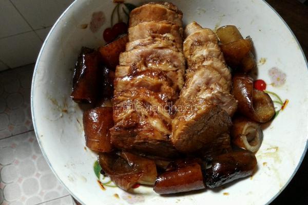 梅菜扣肉+猪皮的做法图解7