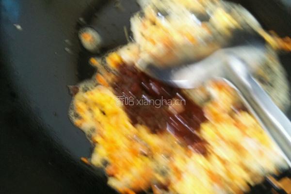 豆酱蛋炒饭的做法图解4