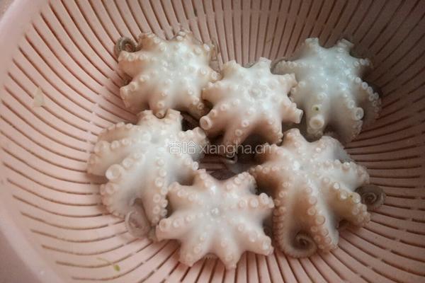 耗油八带鱼扣西兰花的做法图解11