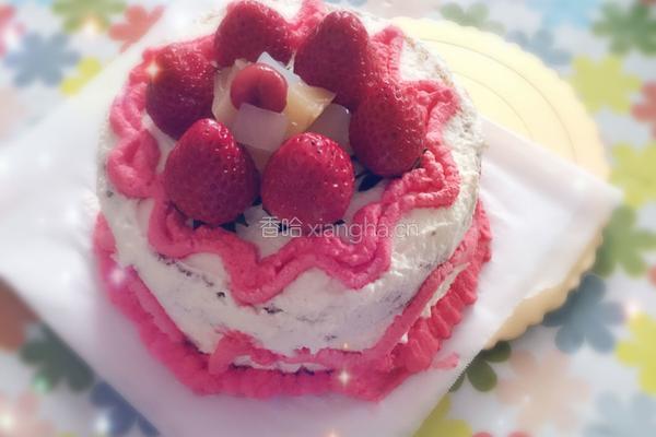 草莓蛋糕?！的做法图解5