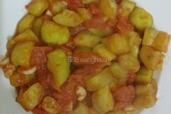 西红柿烧茄子