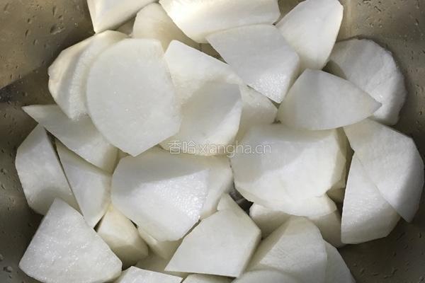 萝卜烧羊肉的做法图解4