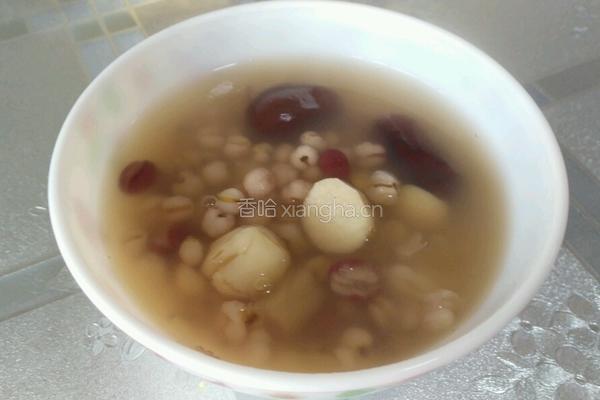 薏米红豆莲子山药粥的做法图解5