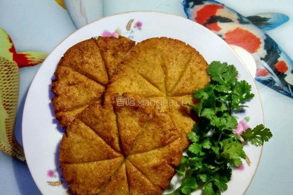 黄金果香糯米饼的做法图解7