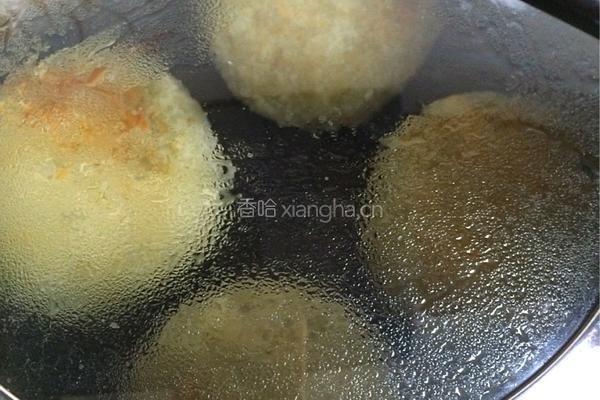 红薯椰蓉抹茶糍团的做法图解17