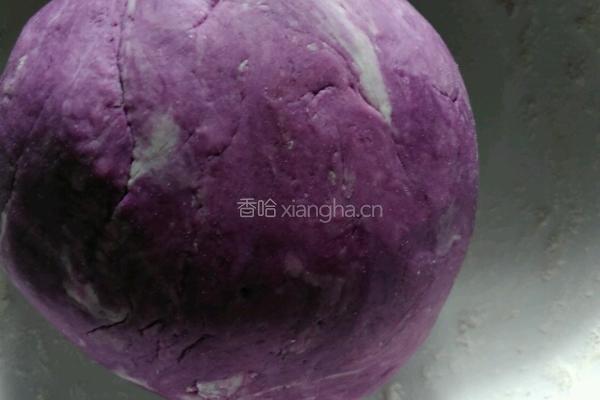 双色紫薯花馒头的做法图解6