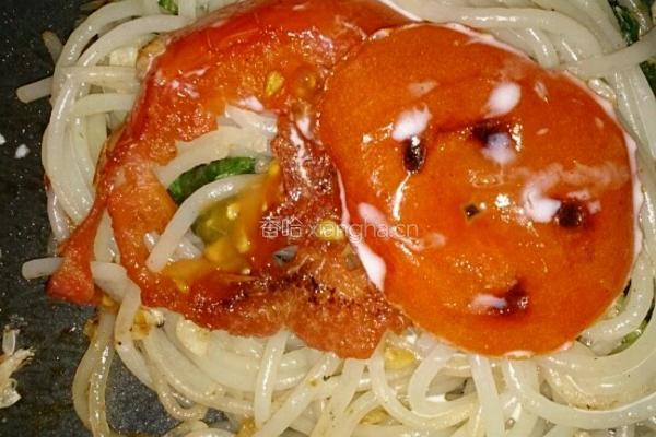 菌菇鱼水意式米粉情的做法图解4