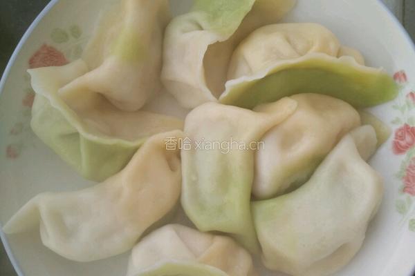 彩色饺子