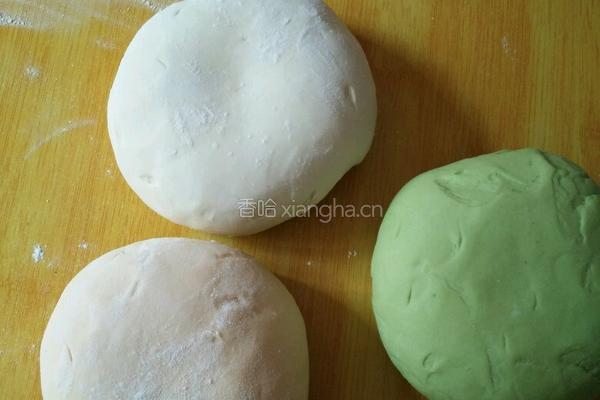 彩色饺子的做法图解3