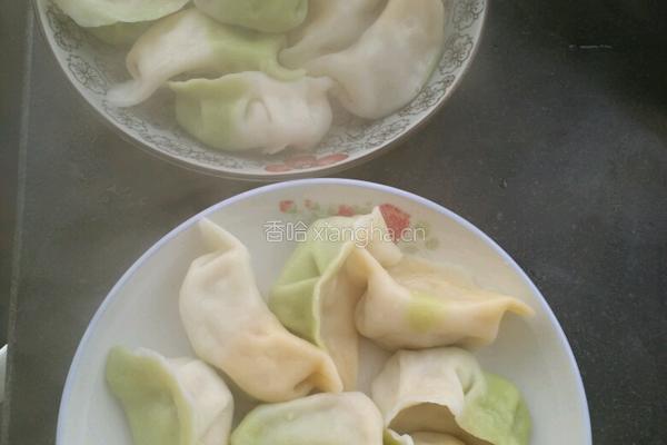 彩色饺子的做法图解7