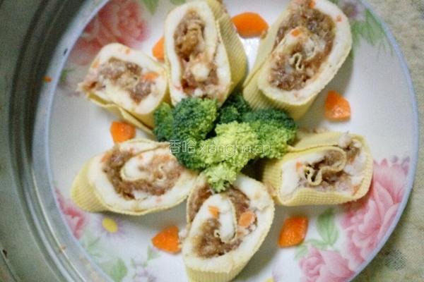 山药豆皮卷的做法图解9