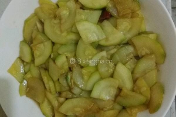 清炒西葫芦的做法图解4