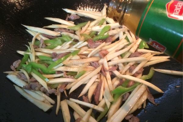 茭白肉丝的做法图解7