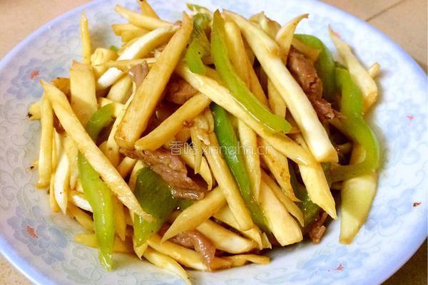 茭白肉丝的做法图解8