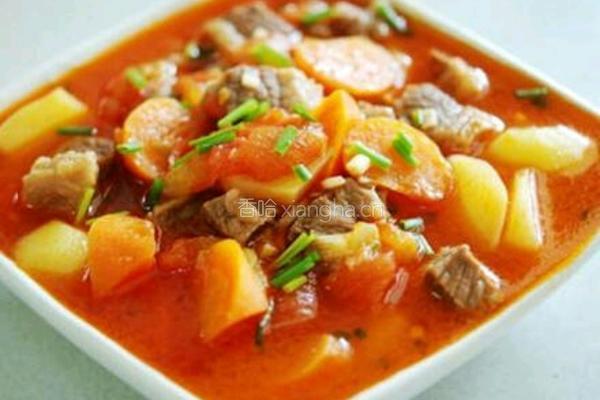 粤菜：里脊肉土豆番茄汤的做法图解5