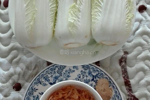 虾皮炒娃娃菜的做法图解1