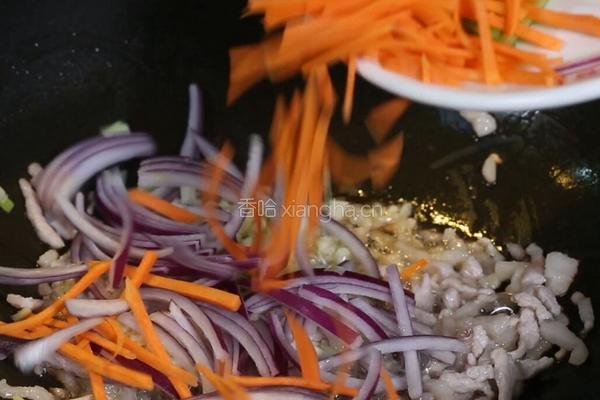 肉丝炒面的做法图解6