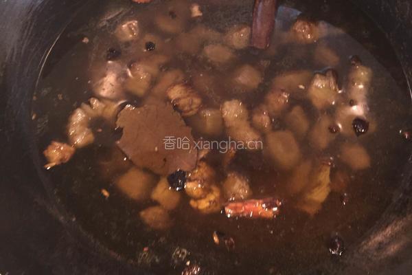 青萝卜炖牛腩的做法图解7