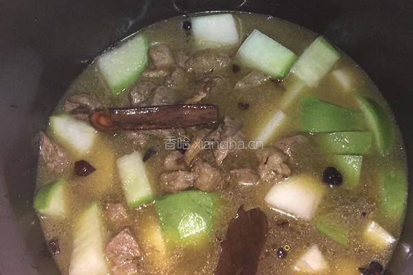 青萝卜炖牛腩的做法图解8